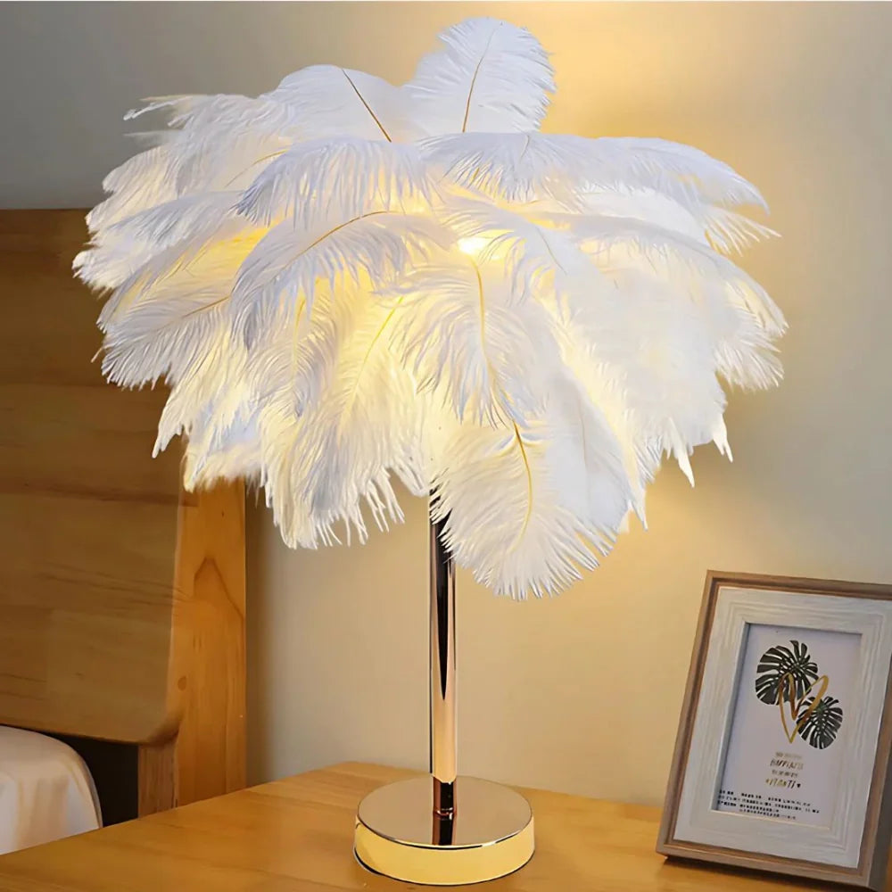 Atmosfærisk Fjær Palmetre Lampe - LumaPalm | Luvikno