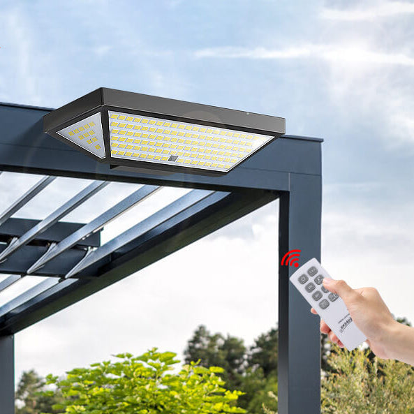 Enkel soltrapezoid LED multifunksjonell utendørs vanntett hagevegglampe | Luvikno