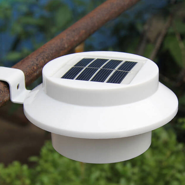 Solar Cylinder LED Utendørs Vanntett Gjerde Vegglampe | Luvikno