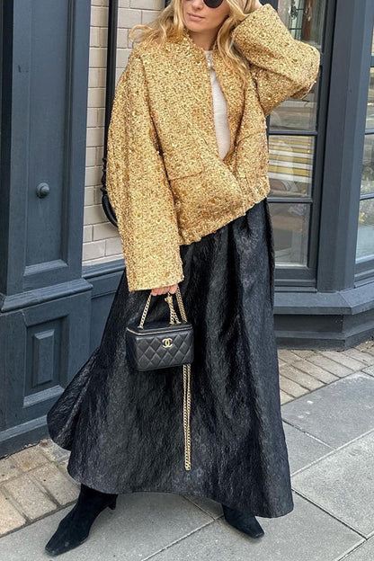 Luvik | Kauluksen Vetoketju-tasku Hohdestakkijakku