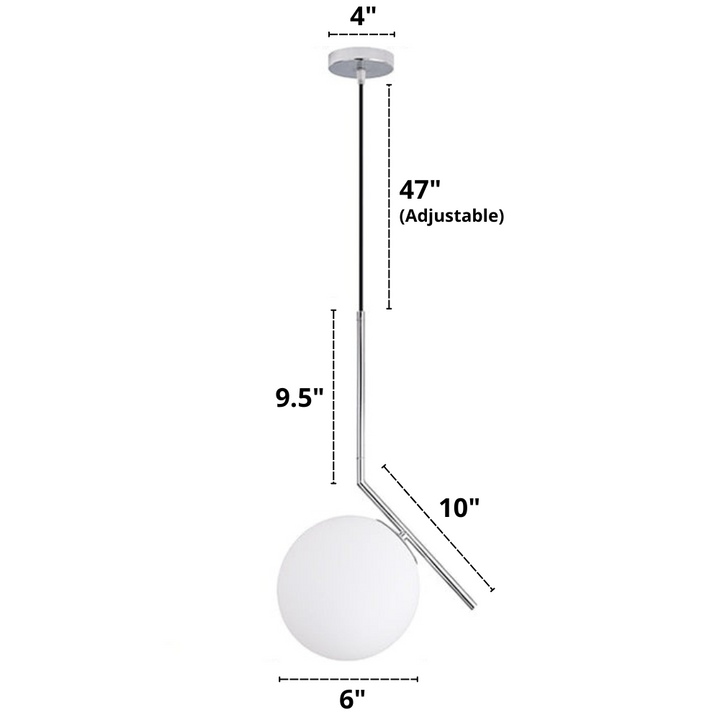 Nordic Glass Pendant Lamps | Luvikno