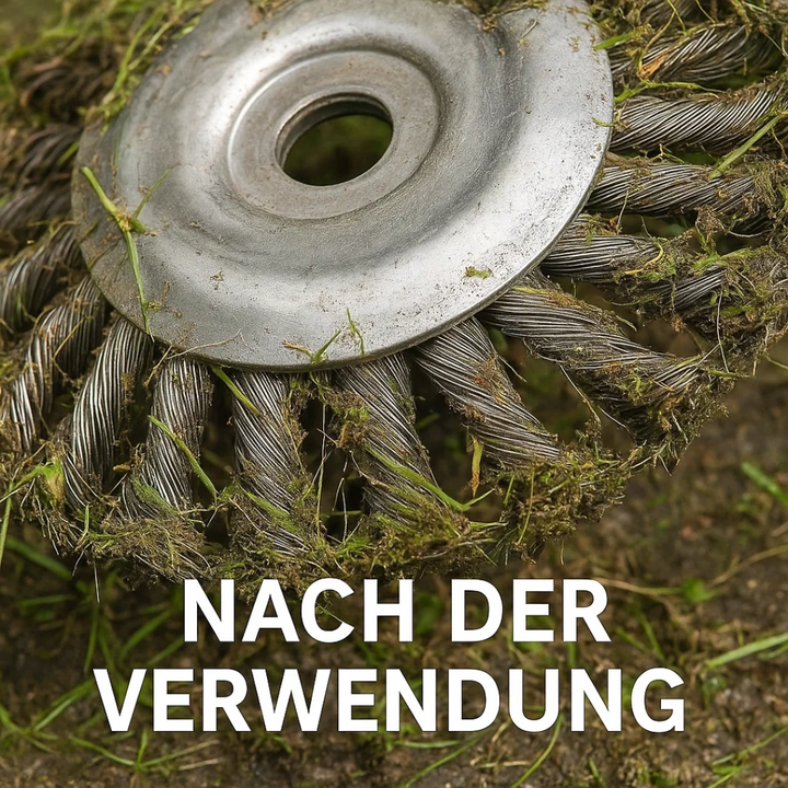 GrassCut TurboHead – Universal 6-Blade Ugressbørste for Kantklippere | Luvikno