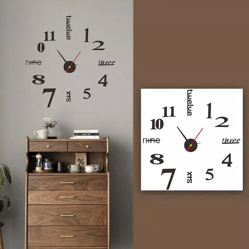 DIY Moderne Die-Free Veggklokke | Luvikno