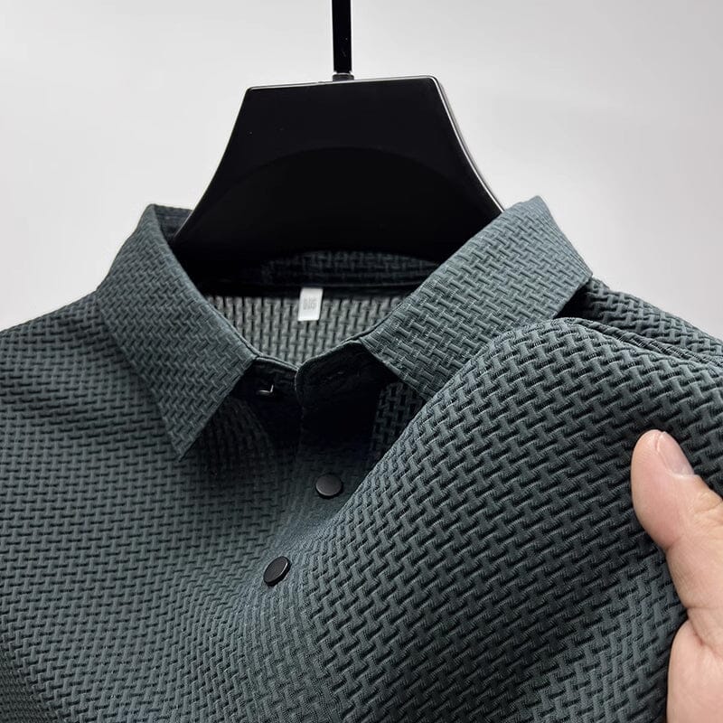 Mesh Ice Silk Korte Ermel T-skjorte | Luvikno