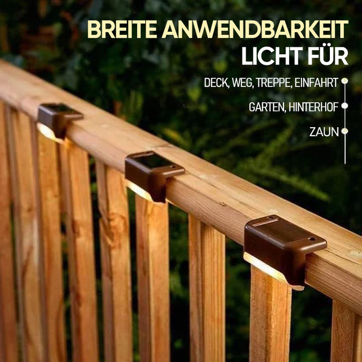 Luvikno | Solare utendørs trappelys (4 stk)