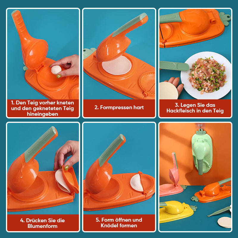 Ny 2-i-1 Dumpling Mold Press | Luvikno