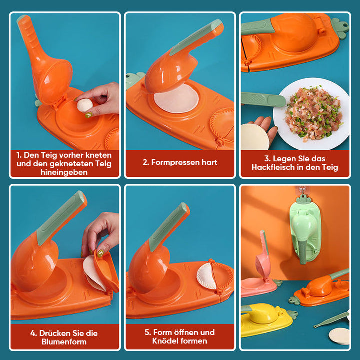 Ny 2-i-1 Dumpling Mold Press | Luvikno