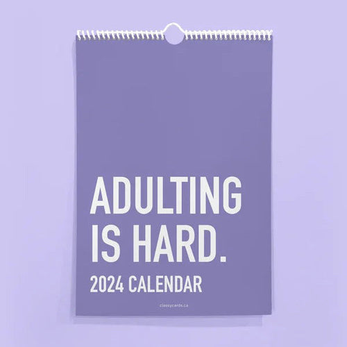 Adulting Is Hard 2024 Veggkalender | Luvikno