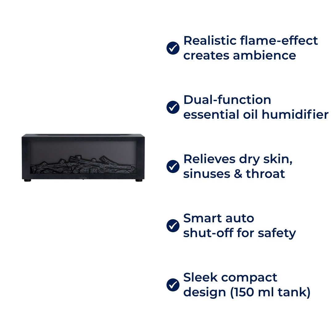 Dyp Søvn & Tørr Luft Lindring – Stille USB-Drevet 150 ml Tank – Soverom & Stue Luvikno