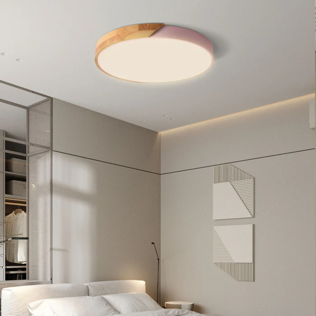 Luvikno | Delos – Skandinavisk Tre LED Taklampe | Moderne Energi-Effektiv Innendørs Belysning