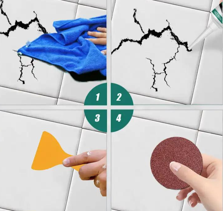 Umiddelbar kraftig reparasjonslim Luvikno