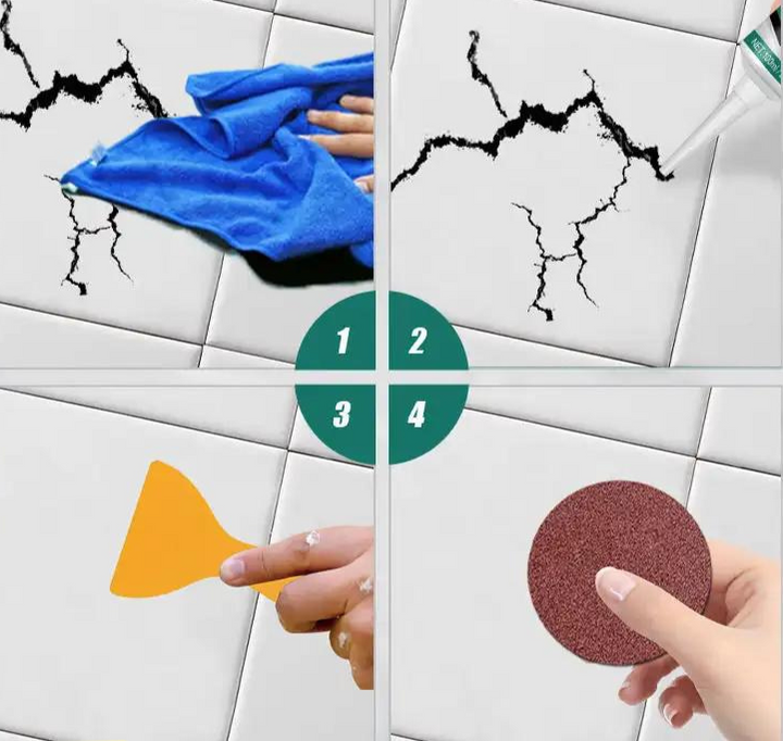 Umiddelbar kraftig reparasjonslim Luvikno