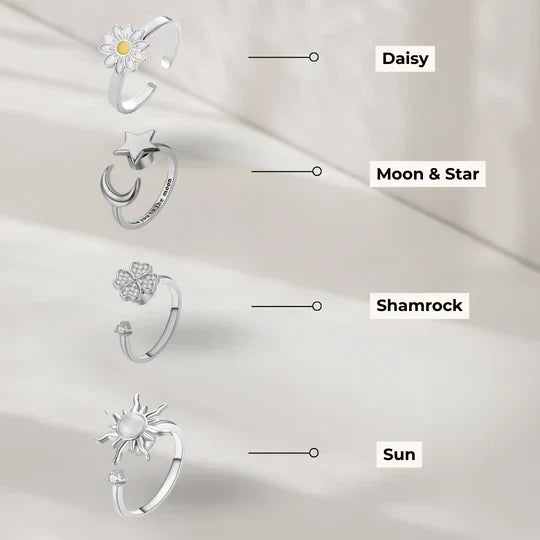Luvikno | CalmRing Nua - Stylish Ring for Stress and Anxiety