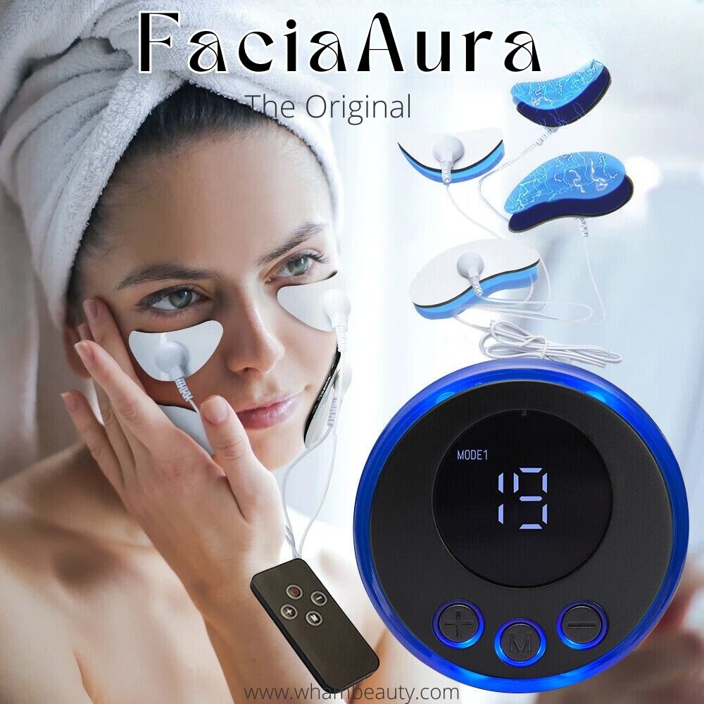 Ansiktsmassasjer med akupunkturfunksjon – 8 moduser – 19 hastigheter – GlowSense | Luvikno