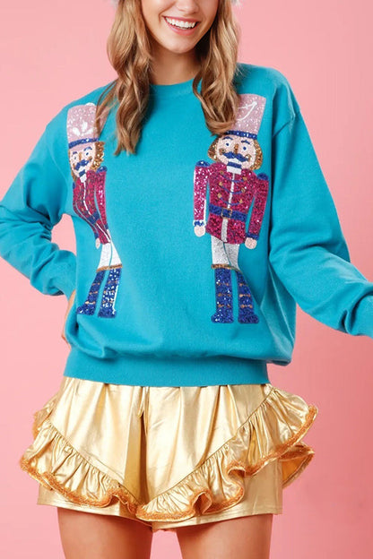 Luvik | Joulunvahti Vaatetuskimalteet Pyöreäkaula Rennon Verryttelypaita