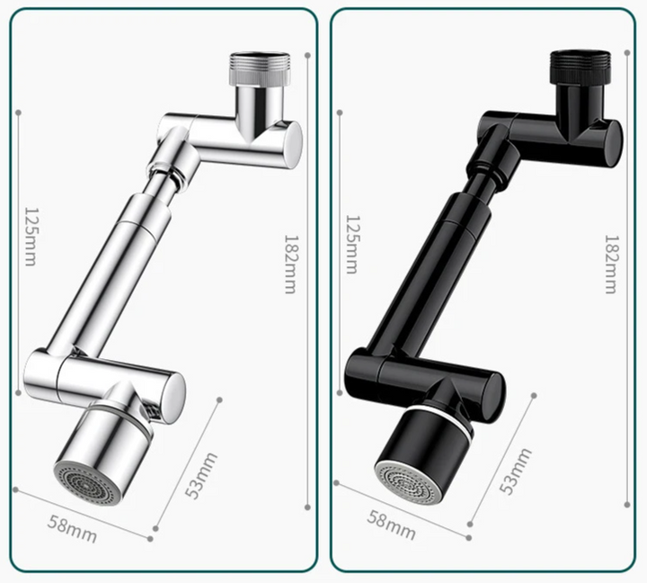 FlexiFlow 360° roterende og utvidbar kranhette Luvikno