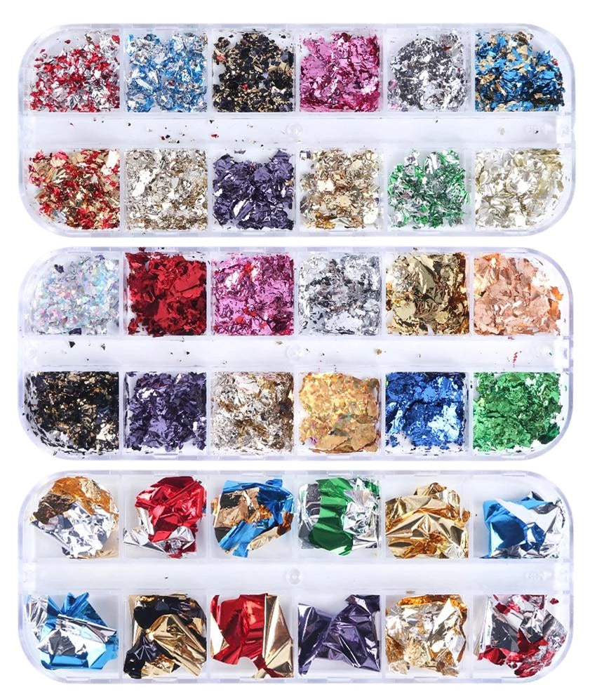 12 Pak Negl Art Folie Papir | Luvikno