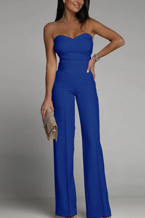 Luvik | Off-Shoulder Korsett Jumpsuit
