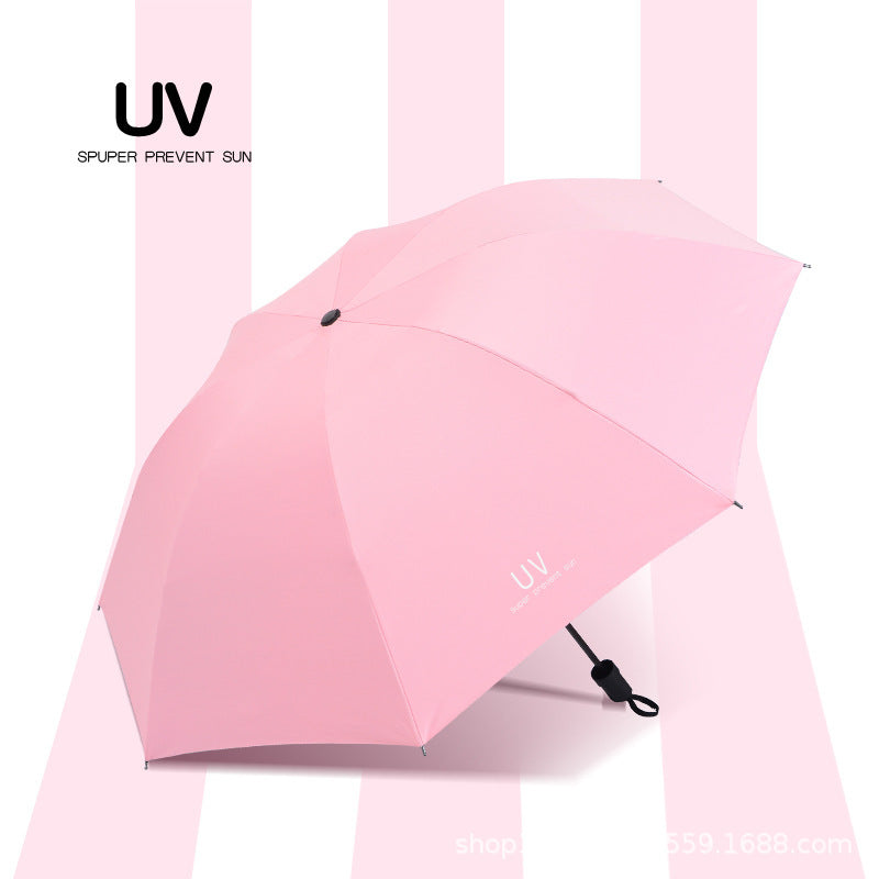 Dame multifunksjonell UV-beskyttelsesparaply Luvikno