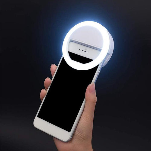 Bærbar Selfie Ring Lys - GlowSnap | Luvikno