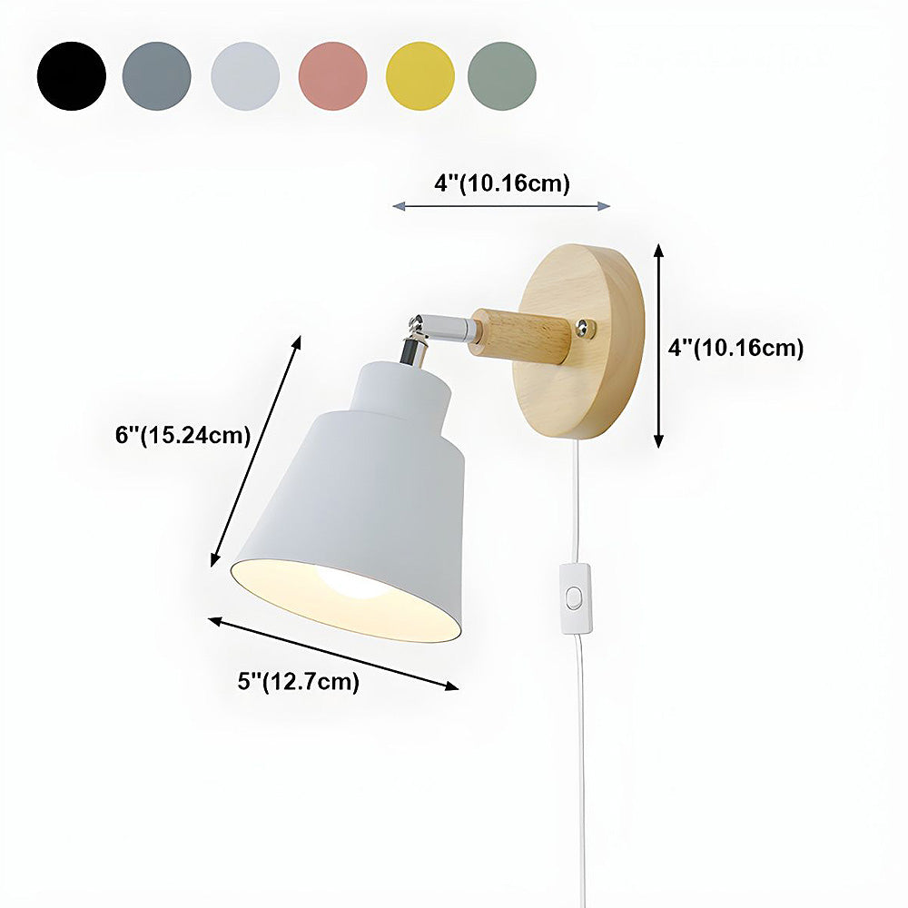 Vegglampe Med Tre Akcent For Soverom Luvikno