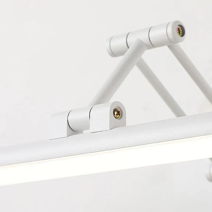 Edge Minimalistisk LED Vegglampe Svart/Hvit | Moderne Design for Bad & Innendørs Rom | Metall & Akryl | Luvikno