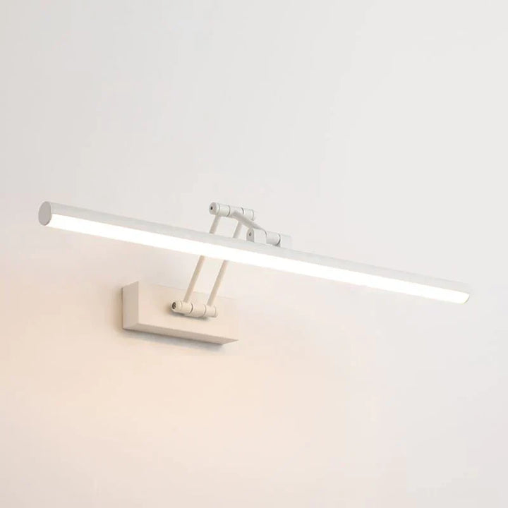Edge Minimalistisk LED Vegglampe Svart/Hvit | Moderne Design for Bad & Innendørs Rom | Metall & Akryl | Luvikno