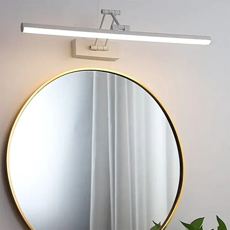 Edge Minimalistisk LED Vegglampe Svart/Hvit | Moderne Design for Bad & Innendørs Rom | Metall & Akryl | Luvikno