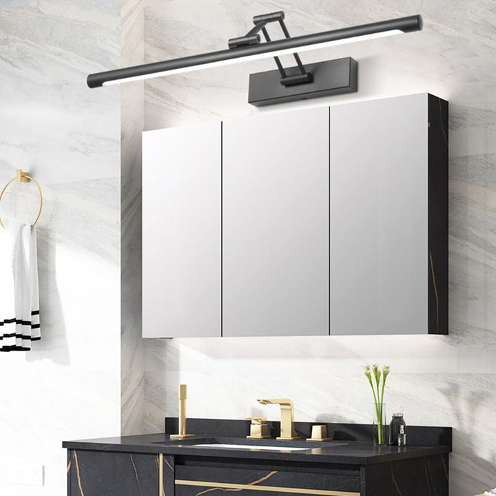 Edge Minimalistisk LED Vegglampe Svart/Hvit | Moderne Design for Bad & Innendørs Rom | Metall & Akryl | Luvikno