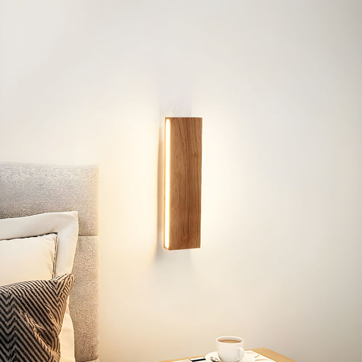 Vegglampe med roterbar tre LED-design Luvikno