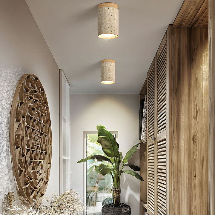 Taklampe Tre Sylinder Flush Mount Fixture Luvikno