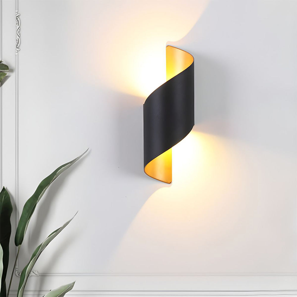 LED Vegglampe med minimalistisk aluminiumsdesign Luvikno