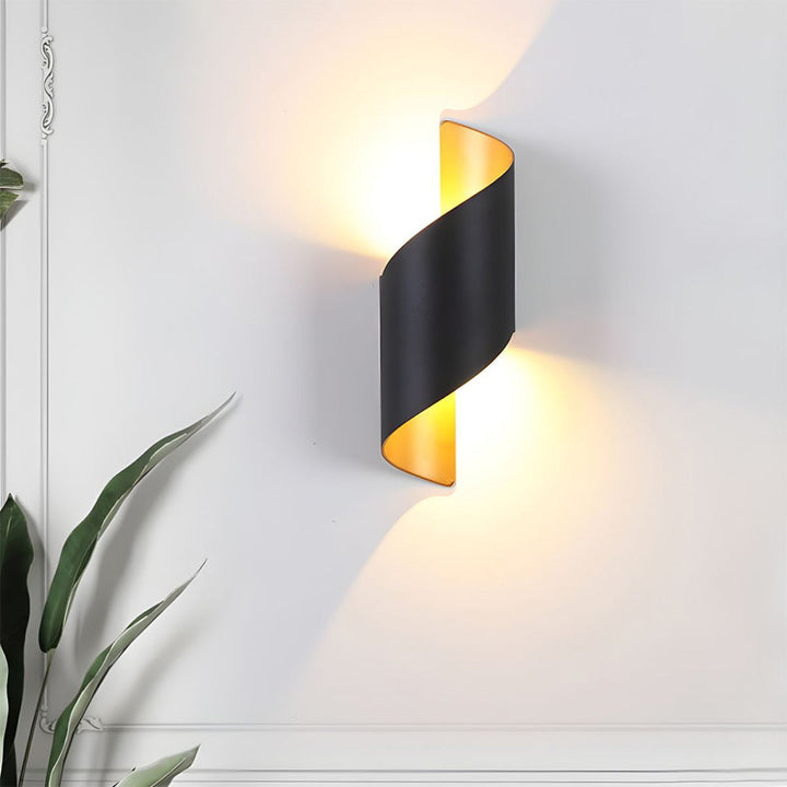LED Vegglampe med minimalistisk aluminiumsdesign Luvikno