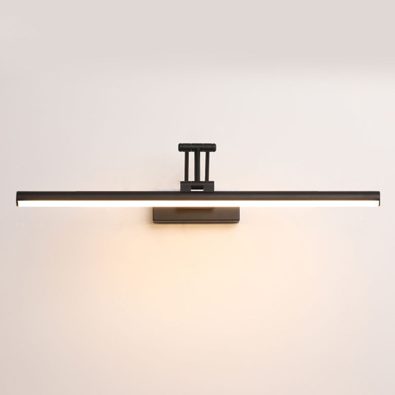 Minimalistisk LED Vegglampe Svart/Hvit – Modern Metallampe for Bad og Innendørs Bruk | Luvikno