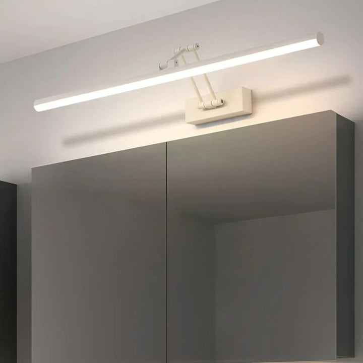 Edge Minimalistisk LED Vegglampe Svart/Hvit | Moderne Design for Bad & Innendørs Rom | Metall & Akryl | Luvikno
