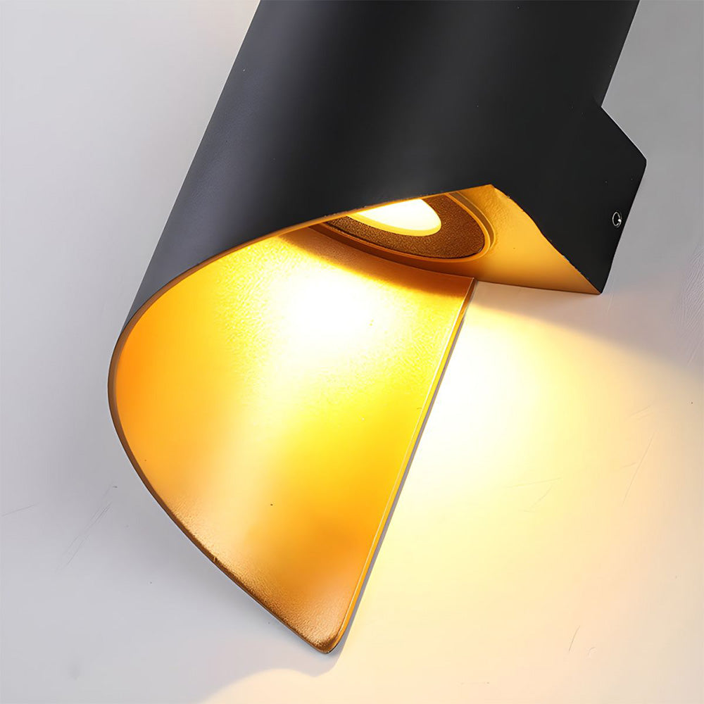 LED Vegglampe med minimalistisk aluminiumsdesign Luvikno