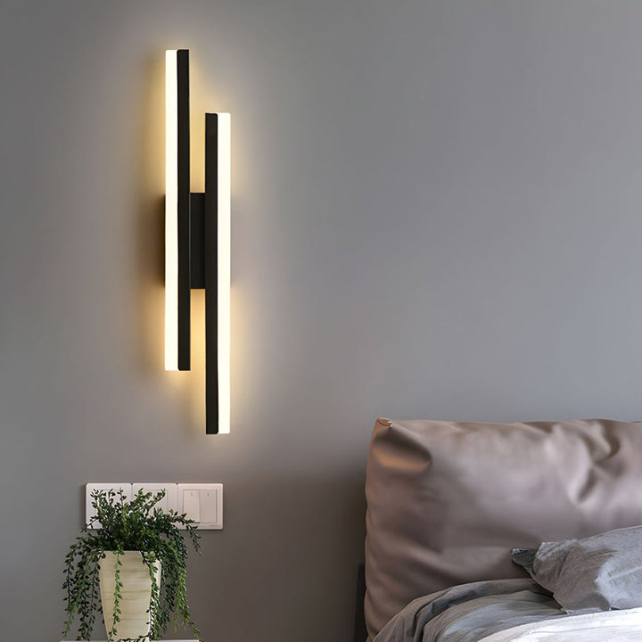 LED Vegglampe Akryl Metall Vegglampe Belysningsarmatur Luvikno