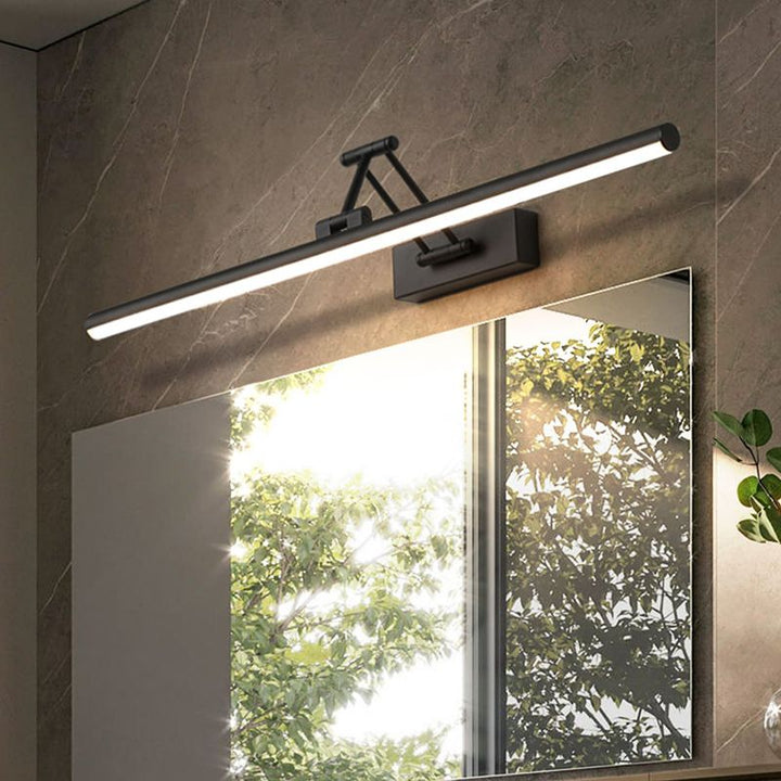 Minimalistisk LED Vegglampe Svart/Hvit – Modern Metallampe for Bad og Innendørs Bruk | Luvikno