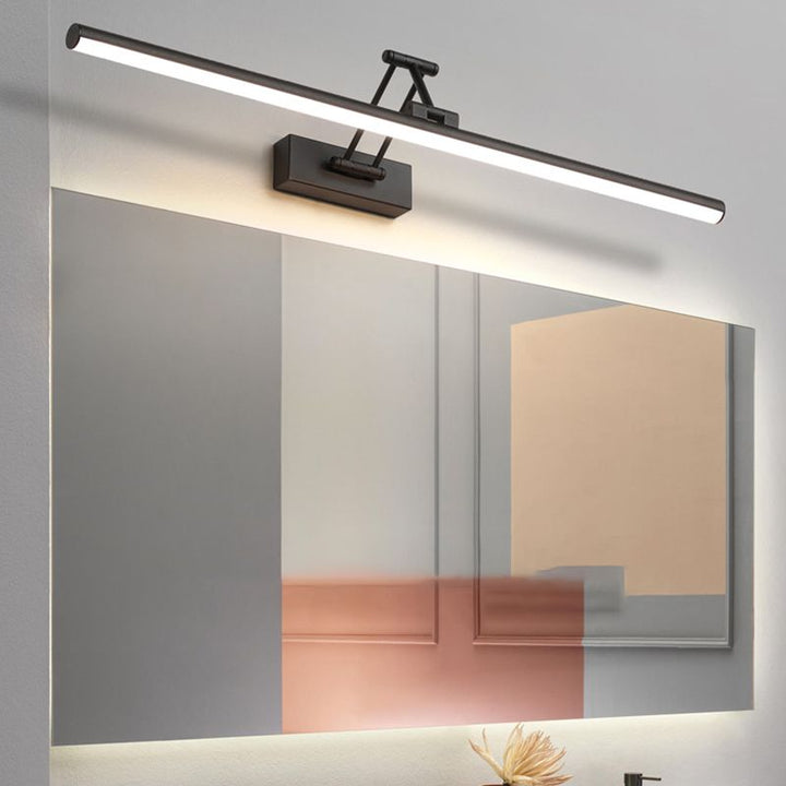 Minimalistisk LED Vegglampe Svart/Hvit – Modern Metallampe for Bad og Innendørs Bruk | Luvikno