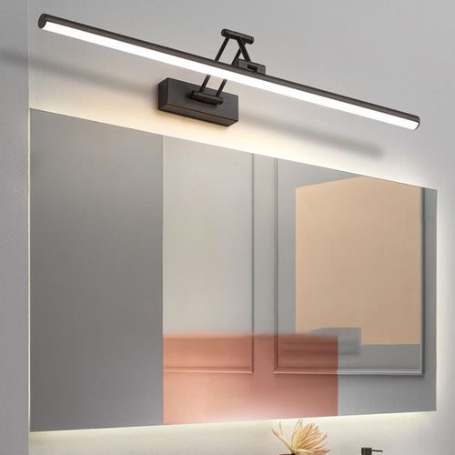 Minimalistisk LED Vegglampe Svart/Hvit – Modern Metallampe for Bad og Innendørs Bruk | Luvikno