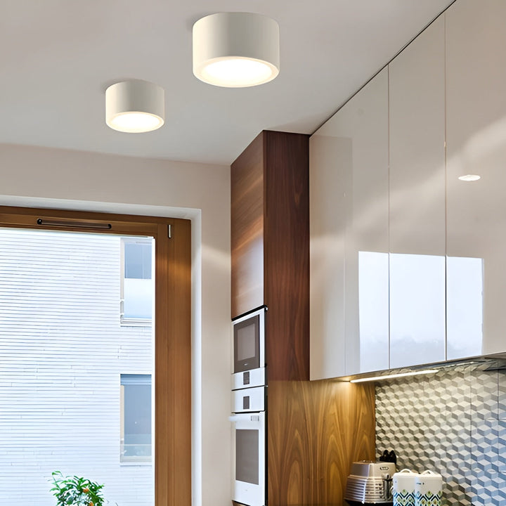 Moderne LED taklampe – Rund form & varmt LED lys | Koselig belysning for ethvert rom | Luvikno