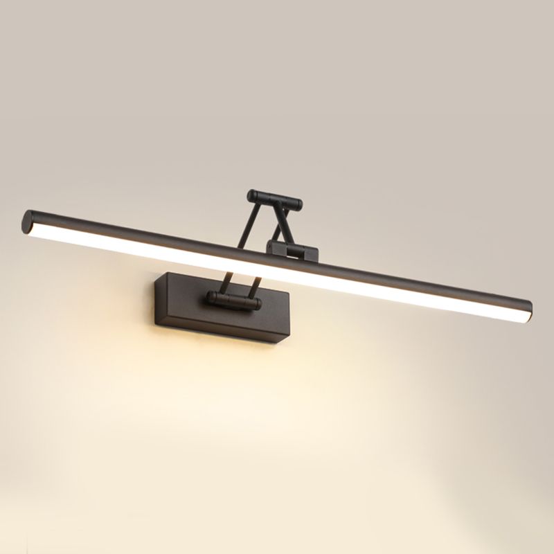 Minimalistisk LED Vegglampe Svart/Hvit – Modern Metallampe for Bad og Innendørs Bruk | Luvikno