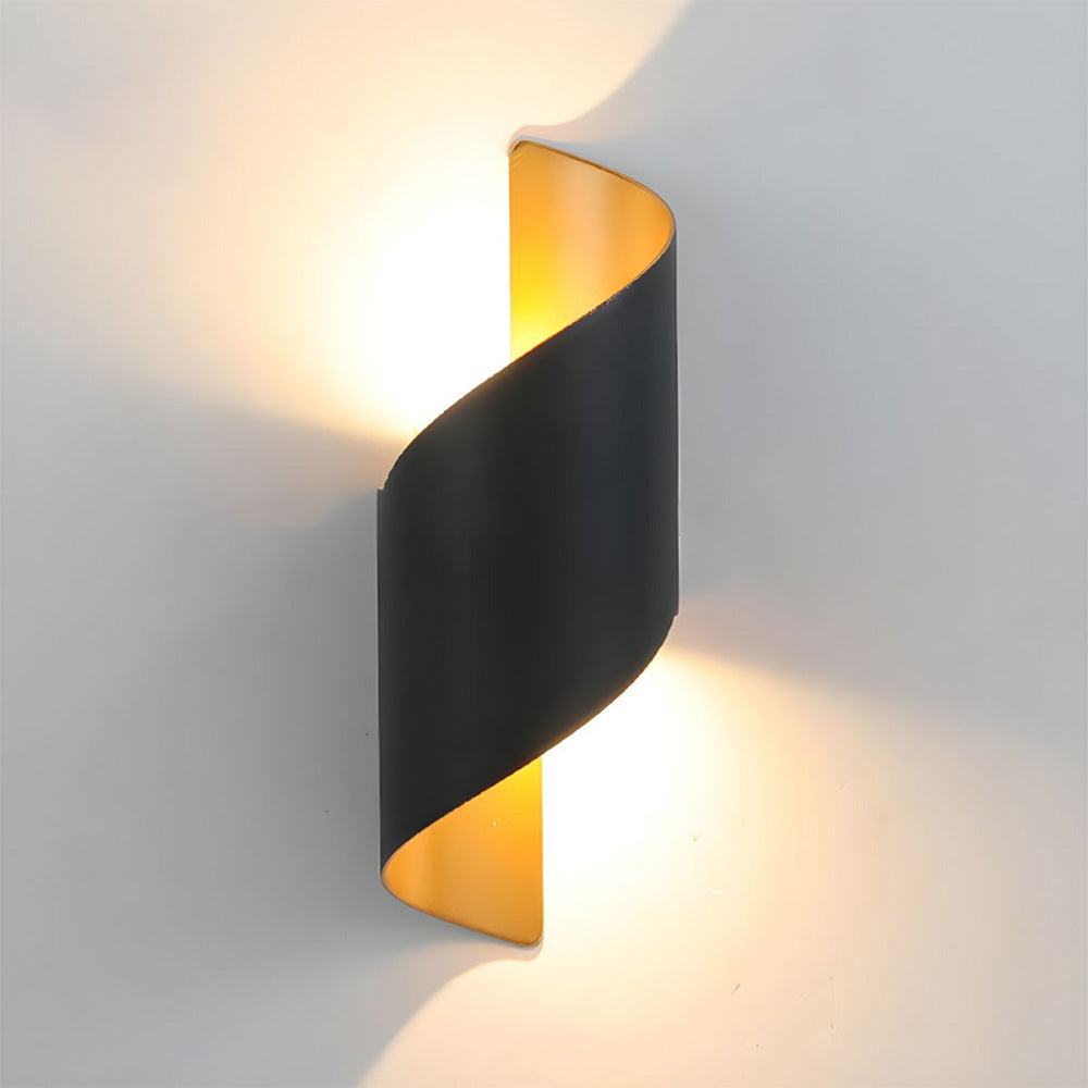 LED Vegglampe med minimalistisk aluminiumsdesign Luvikno
