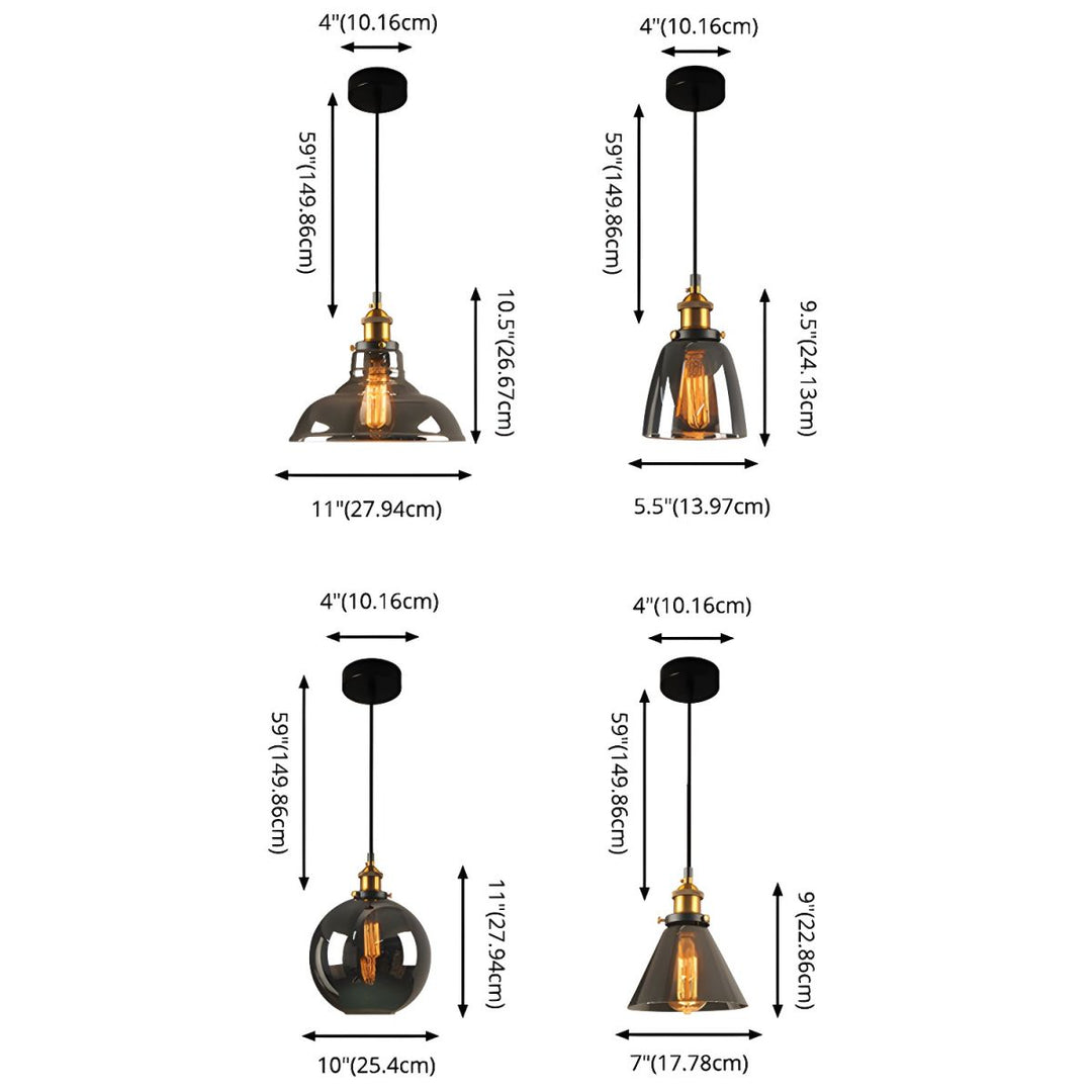UrbanVibe Light - American Vintage Glass Pendant Light | Luvikno