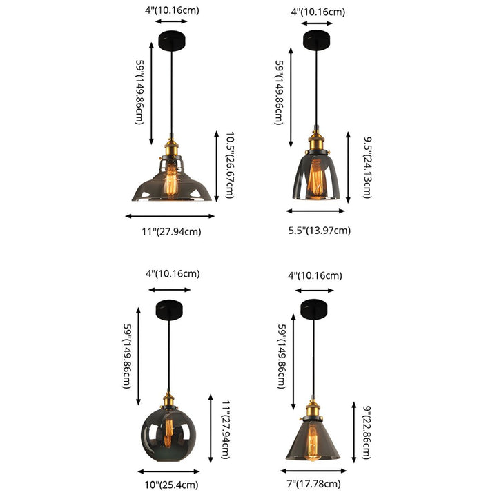 UrbanVibe Light - American Vintage Glass Pendant Light | Luvikno