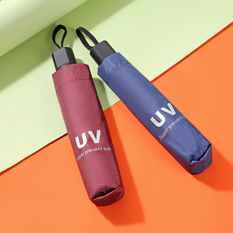 Damer UV-beskyttelsesparaply med automatisk åpne mekanisme Luvikno