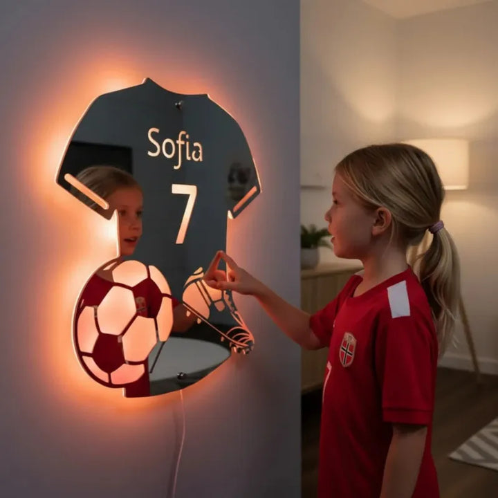 Luvikno | MirrorJersey | Justerbar LED Speilgenser