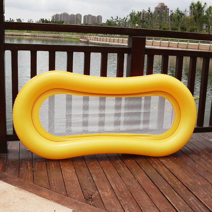 Kvinnemers Inflatable Relax Lounger med Grip Håndtak Luvikno