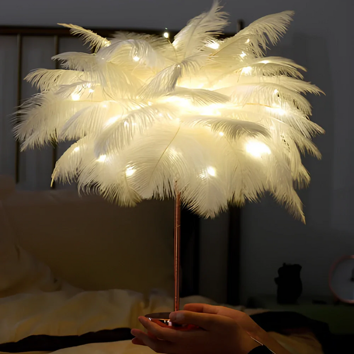 Atmosfærisk Fjær Palmetre Lampe - LumaPalm | Luvikno