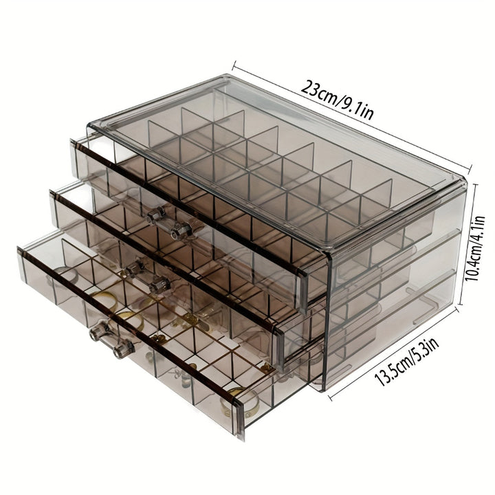 EleganceBox - Luksus Smykke Organizer med 72 Rom Luvikno